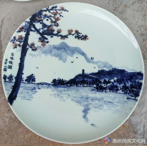 【釉下彩赏瓷碟】西湖八景