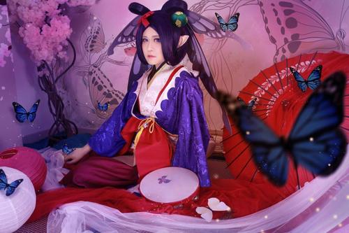 阴阳师蝴蝶精cosplay