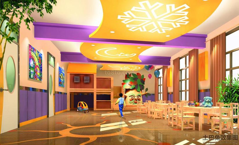 北京蓝天幼儿园室内装饰图片