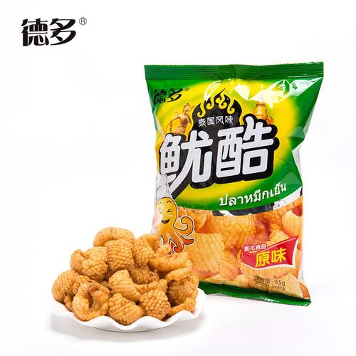 办公室休闲零食膨化食品鱿鱼卷 大包装原味85g 零食送女友
