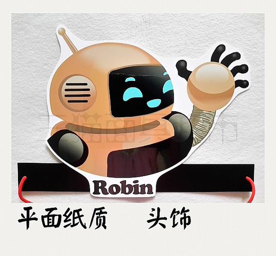 平面纸质表演面具/新版人教版pep英语/教具人物机器人