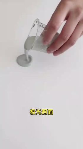 可以把腻子墙变成瓷砖效果…极光罩面艺术涂料艺术漆