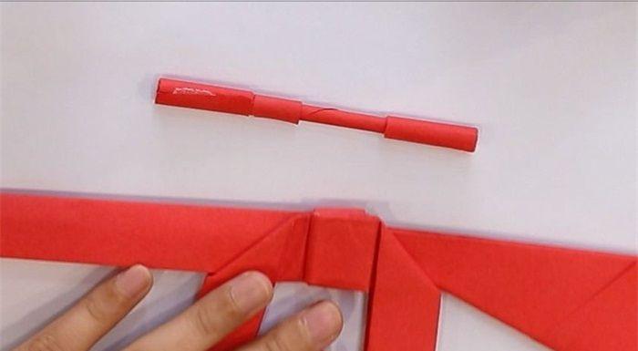 98k狙击枪折纸教程