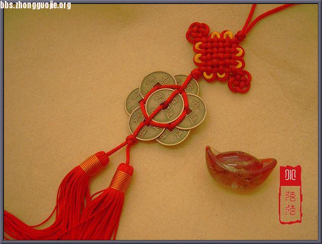 中国结梅花铜钱编法图解,梅花铜钱编法步骤图