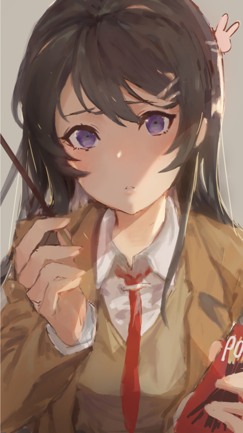 手机高清壁纸裁剪樱岛麻衣做梦也想不到的兔女郎学姐01