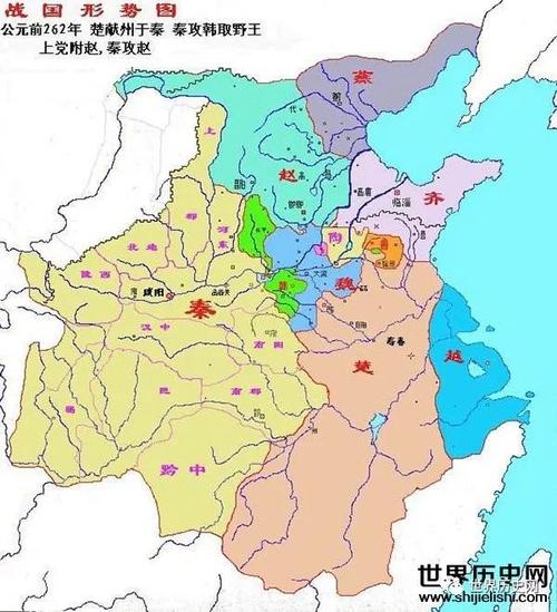8张地图贯穿整个春秋战国局势的演变