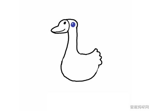 如何画鹅简笔画