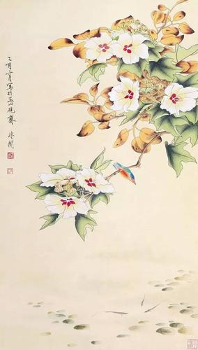 工笔花鸟大师于非暗作品欣赏