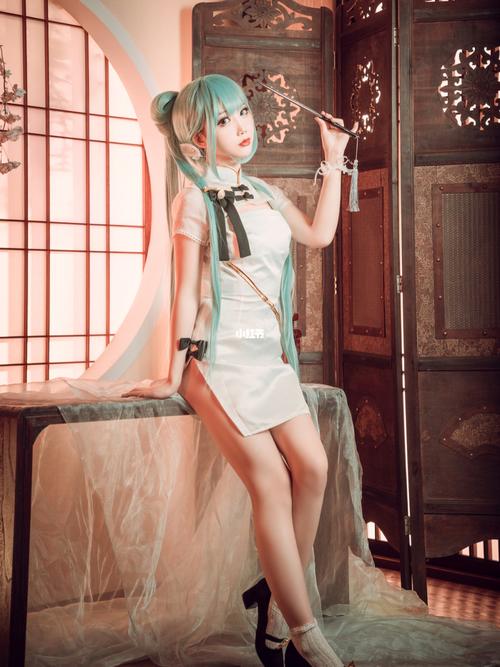 面饼仙儿 初音旗袍 cosplay_cosplay_旗袍_cosplay分享_影视_动漫