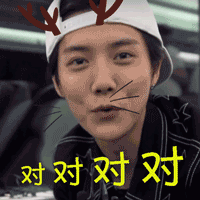 soogifsoogif出品对对对鹿晗点头gif动图_动态图_表情