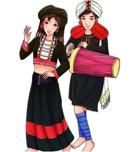 中国56个民族四十六德昂族