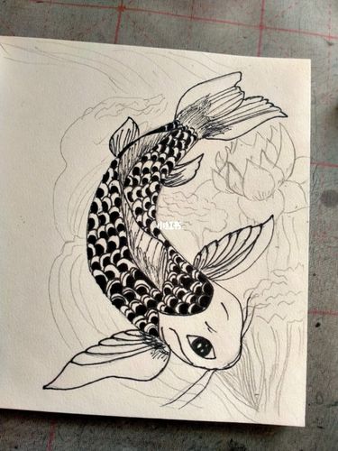 鱼_创意儿童画_文化_绘画