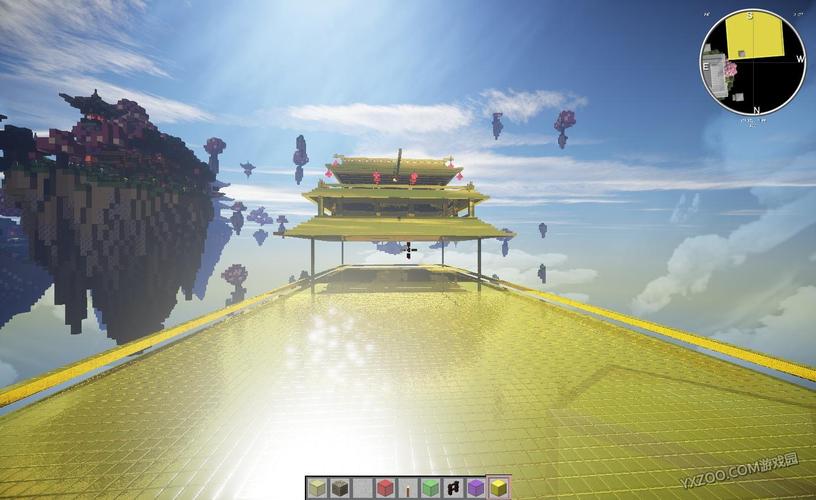 我的世界黄金宫殿建筑展示 土豪都住这样的房子(5)