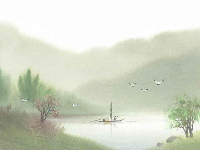 古诗ppt背景图片