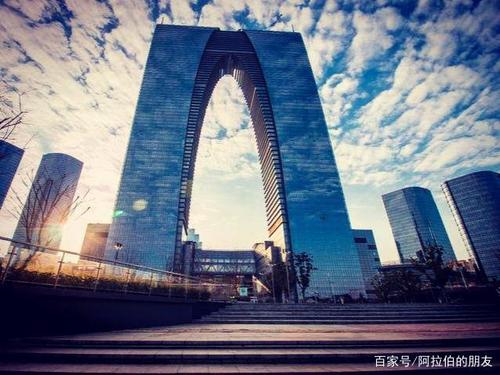 苏州地标建筑"东方之门"