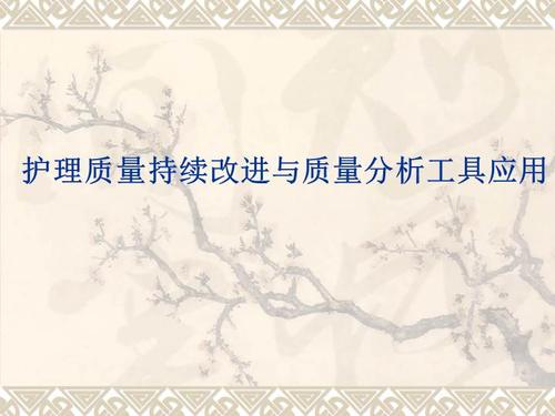 护理培训:护理质量持续改进与质量分析工具应用98页资料文档截图