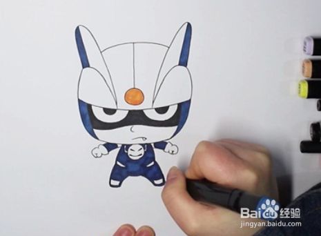 小心超人怎么画