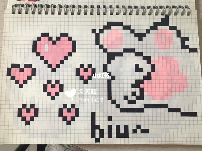 像素画—猫爪爪_像素画_文化_绘画