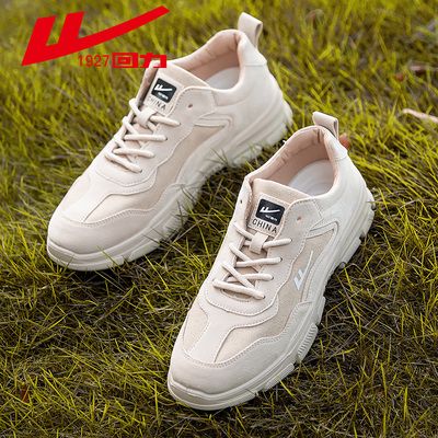 回力男鞋2019新款秋冬季加绒运动男士休闲鞋子百搭潮