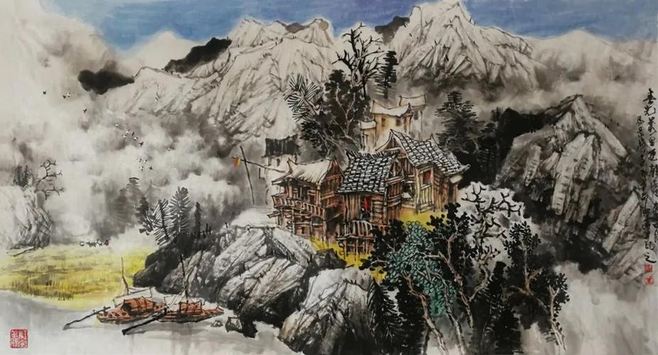 新时代杰出艺术家——马景岭山水画作品展(原创首发)