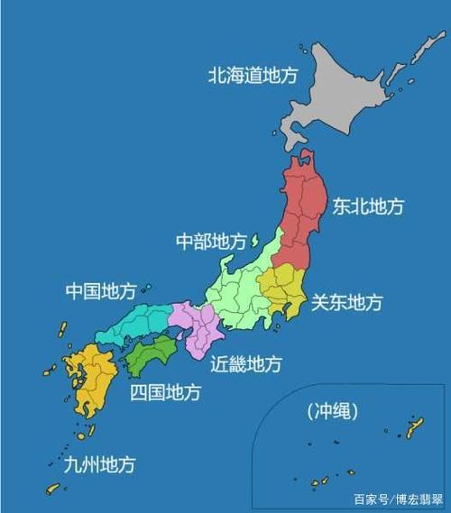 日本地图