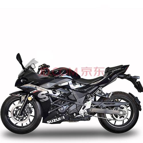 适用铃木gsx250r 改装黑武士牛角手挡风板防摔杠铝合金改装配件 金卡