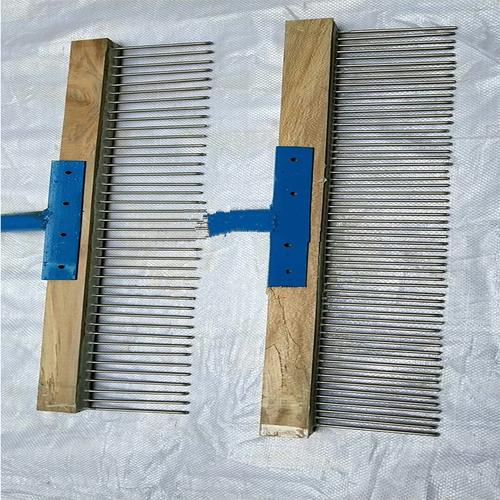 五金工具 手动工具 壹捷 路面压纹器 混凝土路面拉毛刷压纹刷马路刻纹