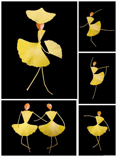 我的手工——银杏叶美女