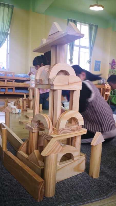 趣味积木建构——北城街道中心幼儿园大班建构区活动