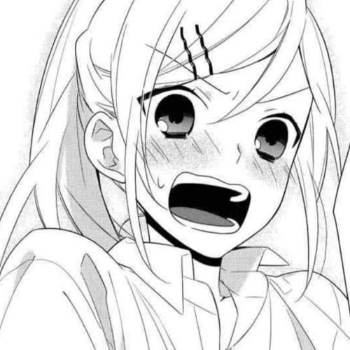 动漫头像|堀与宫村黑白漫画头像