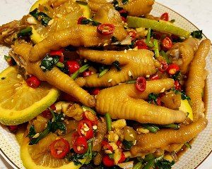 超级好吃的柠檬酸辣泡鸡爪的做法 步骤12