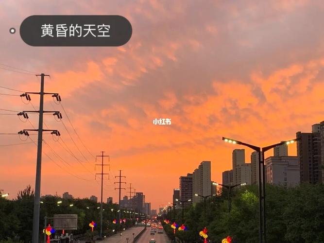 初秋的黄昏_跑步_治愈_景点_初秋_夕阳_摄影_出行_人文风光展示_城镇