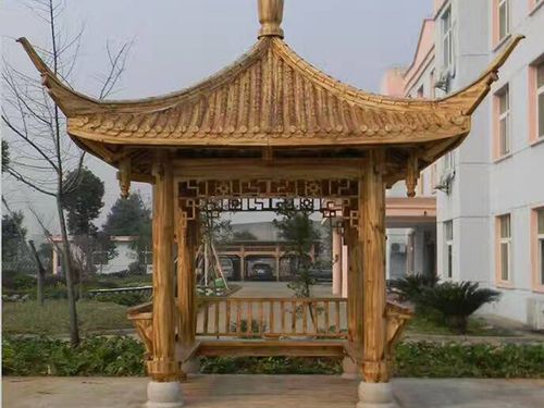 龙岩防腐木木质凉亭