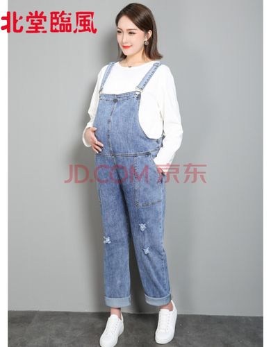 超大码孕妇装200-300斤加肥加大码孕妇背带裤牛仔裤春秋胖mm宽松夏季