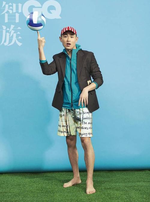 王彦霖gq7月时尚大片曝光宛如沁凉夏日么么茶