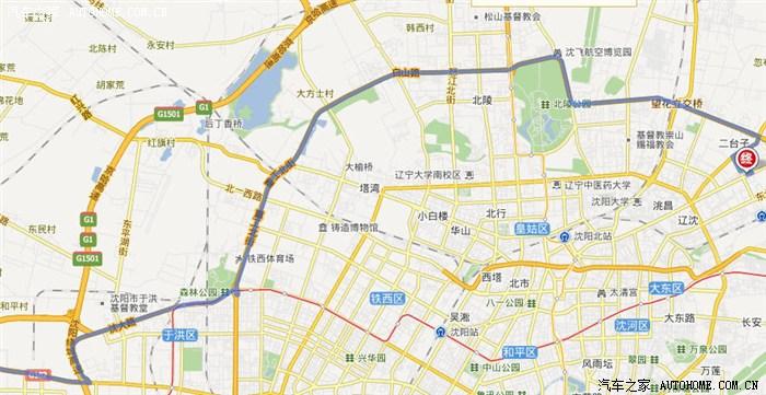 据说沈阳现在是大工地,问个路,能不能这样穿越沈阳?
