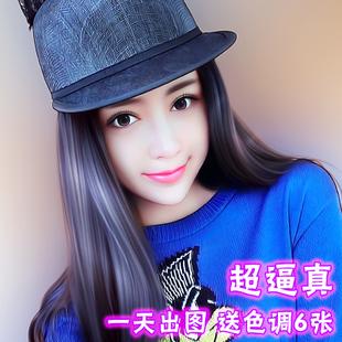 真人照片转手绘头像漫画图片设计卡通肖像ps个性定制婚礼生日礼品
