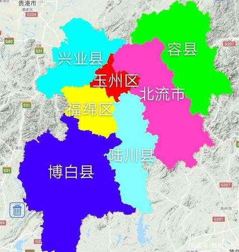 横县,藤县,容县,说说广西的单字县 第