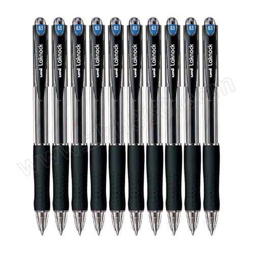 uni三菱按压式圆珠笔sn100黑色05mm12支盒1盒