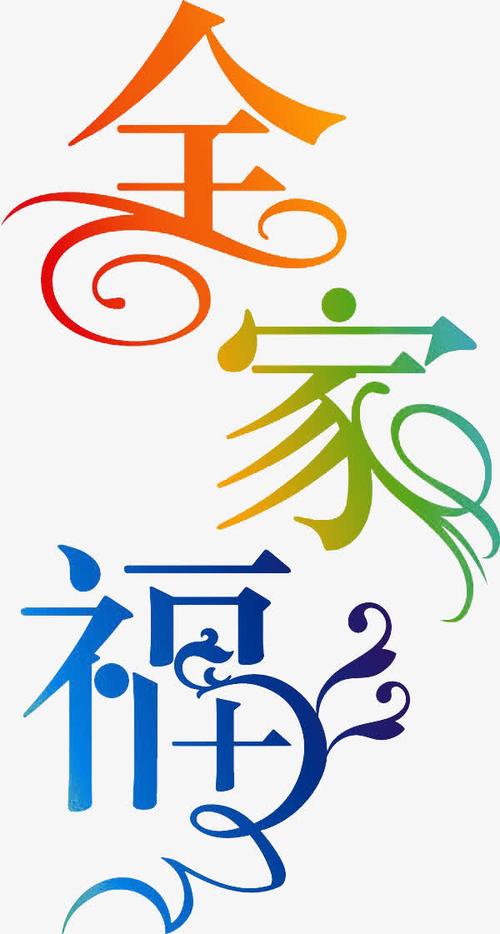 艺术字,全家福,照片