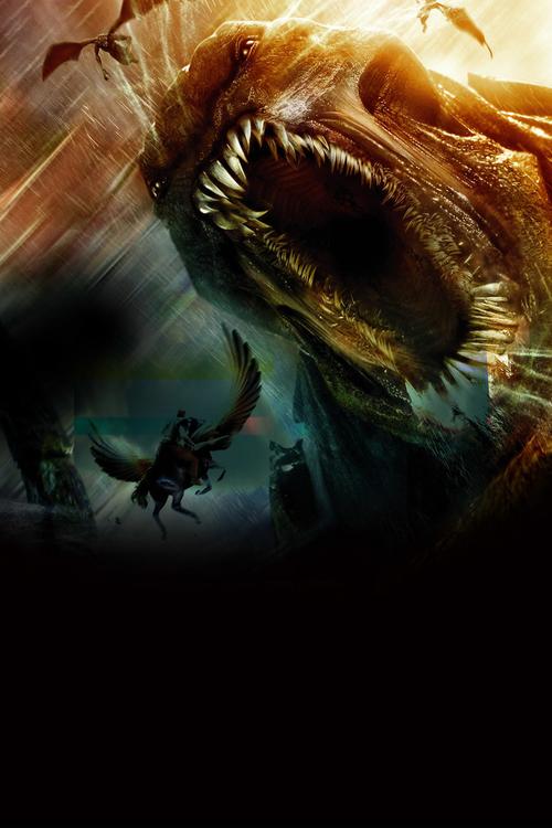 飞行的怪兽大气海报背景