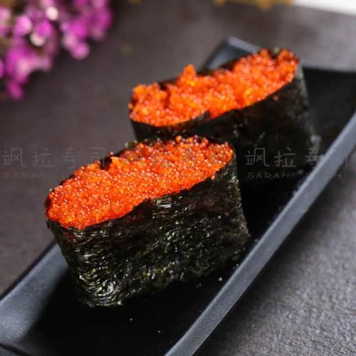 火焗大虾卷,三文鱼卷,飞鱼籽军舰等9种口味!