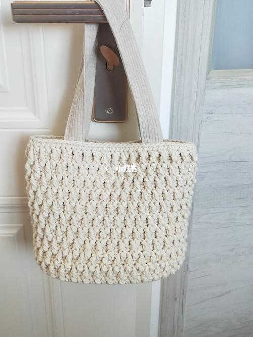 钩针手提包,附教程_教程_钩针_手提包_牛奶_手工制作