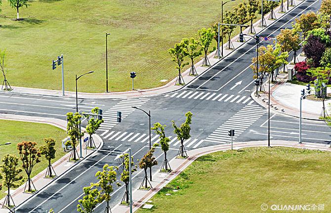 鸟瞰道路