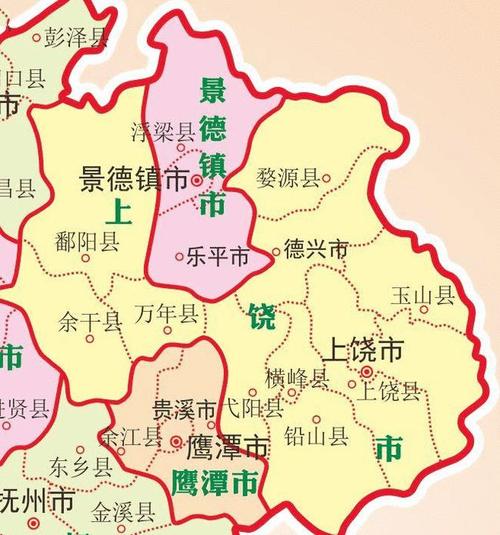 江西上饶市西部为何差点成为飞地和两个镇变成了地级市有关
