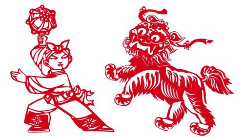 舞狮剪纸动画(11)_其他下载(编号:3228365)_其他_vj师网 www.vjshi.