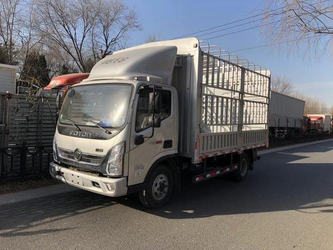 北京福田奥铃4米2高栏货车156马力现车
