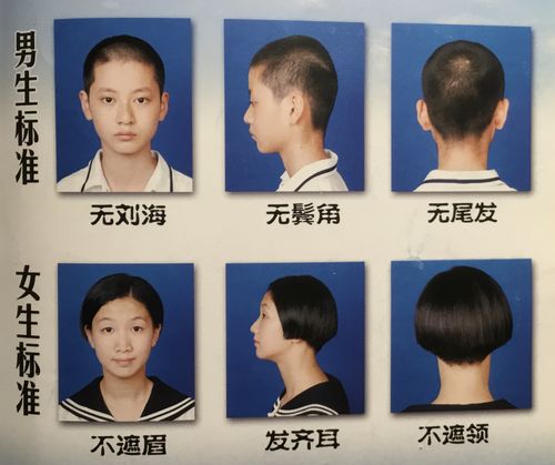 中学生发型应该自然,简便,整洁,符合性别特征,不染发,不烫发,不许剃