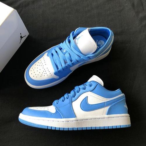 帅就完事了!nike aj1北卡蓝低帮板鞋,你拥有了吗