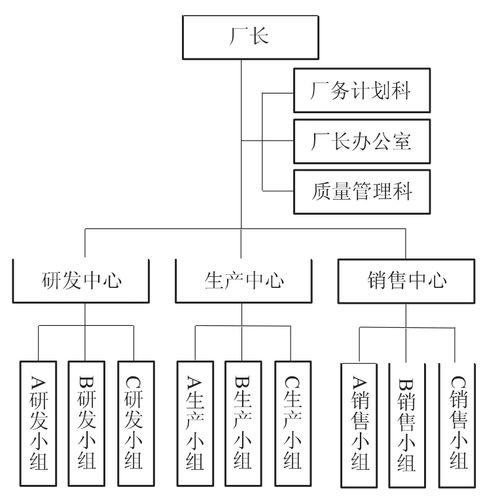图6-7 模拟分权组织结构示意 剩余64%